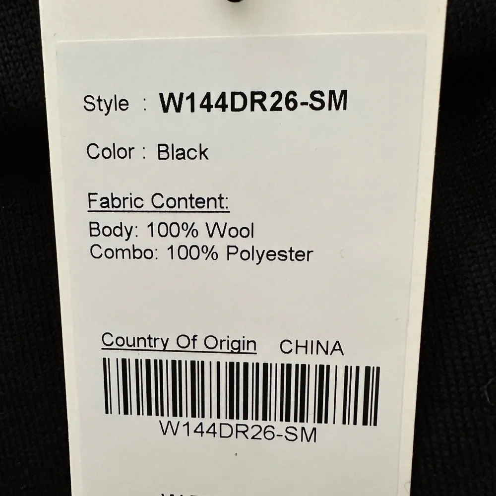 W by Worth modern wool sleeveless turtleneck dress size Small new with tags NWT - Picture 6 of 7